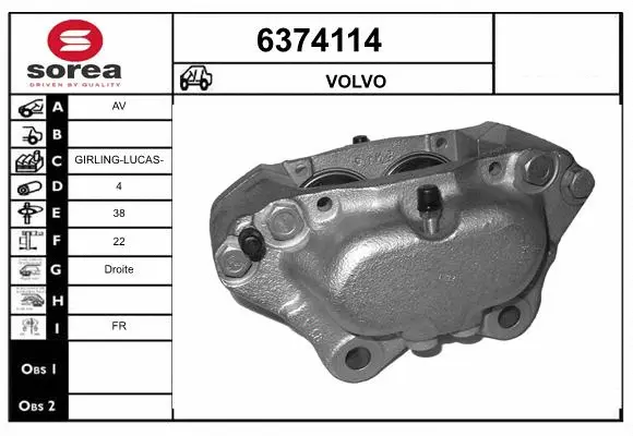 Brake Caliper (6374114)