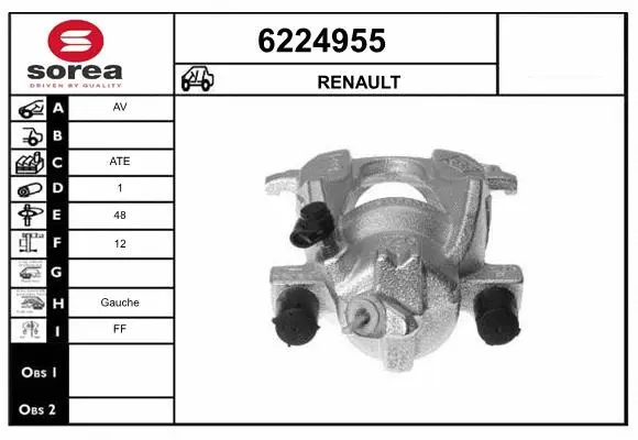 Brake Caliper (6224955)