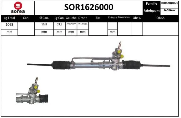 Steering Gear (SOR1626000)