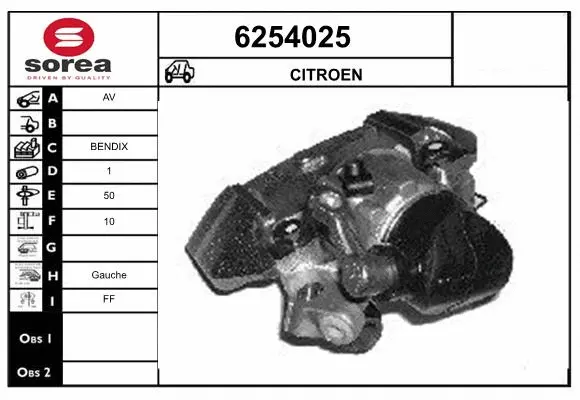 Brake Caliper (6254025)