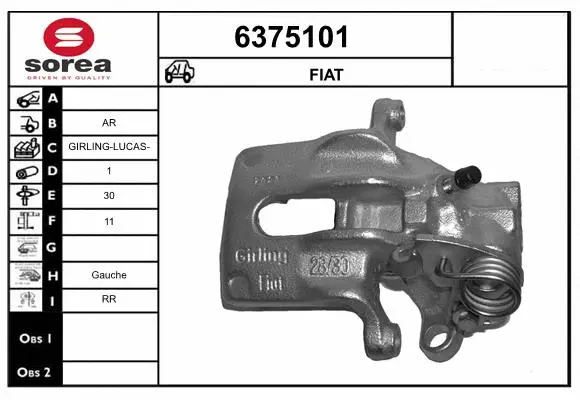 Brake Caliper (6375101)