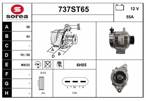 Alternator (737ST65)