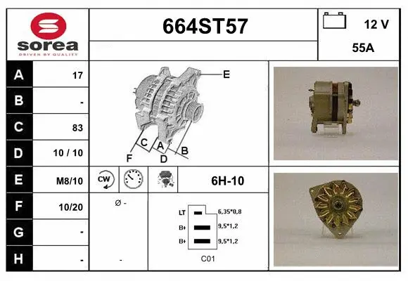Alternator (664ST57)