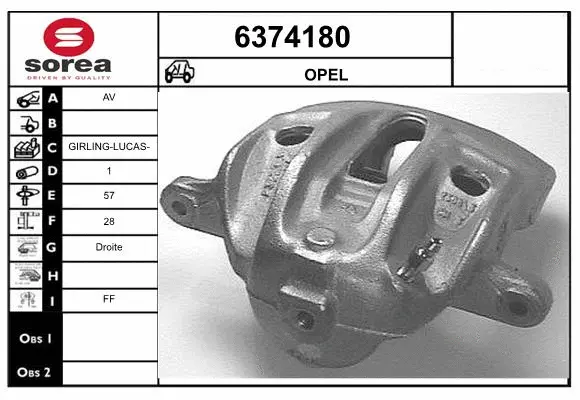 Brake Caliper (6374180)