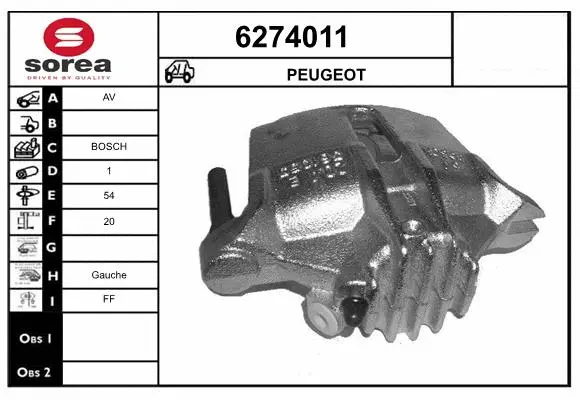 Brake Caliper (6274011)