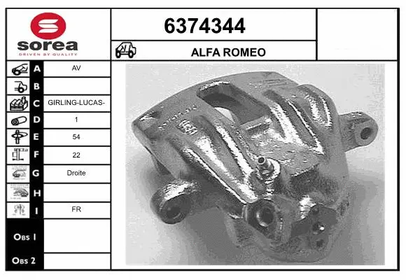 Brake Caliper (6374344)