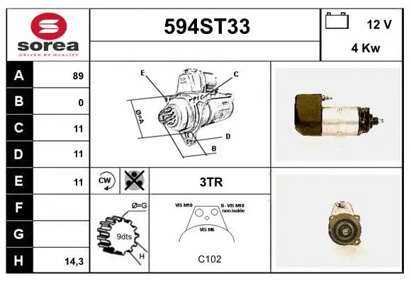 Starter (594ST33)