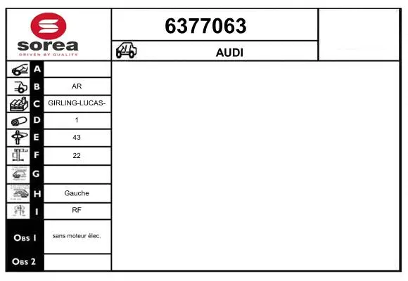 Brake Caliper (6377063)