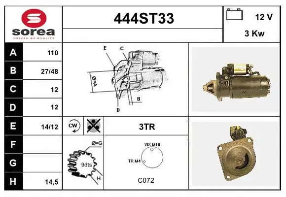 Starter (444ST33)