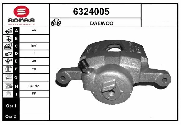 Brake Caliper (6324005)