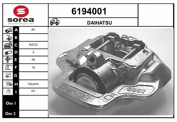 Brake Caliper (6194001)