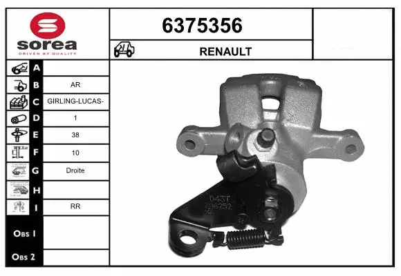 Brake Caliper (6375356)