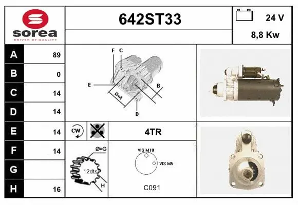 Starter (642ST33)