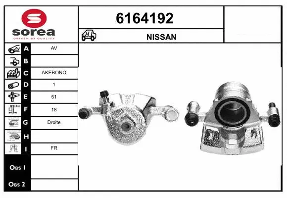 Brake Caliper (6164192)