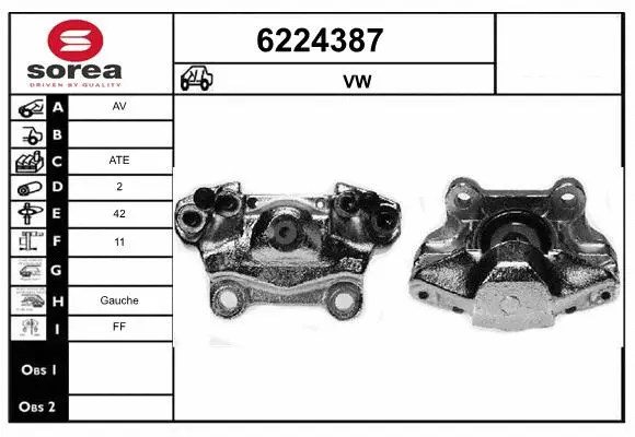 Brake Caliper (6224387)