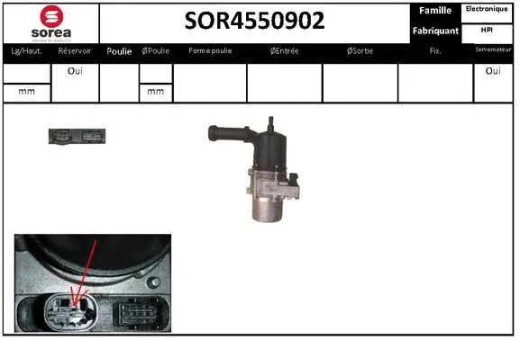 Hydraulic Pump, steering (SOR4550902)