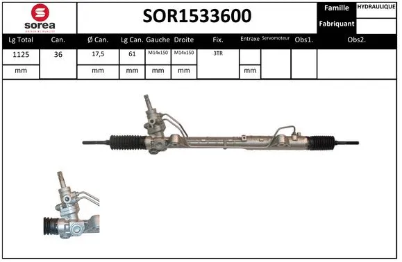 Steering Gear (SOR1533600)