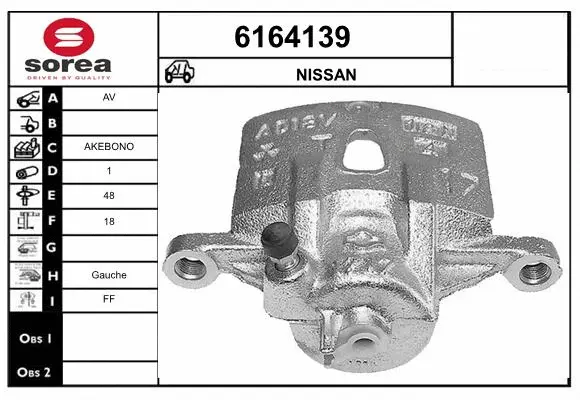 Brake Caliper (6164139)