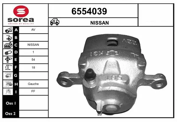 Brake Caliper (6554039)