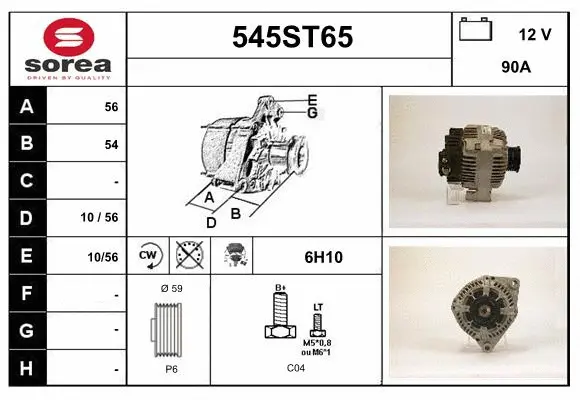 Alternator (545ST65)
