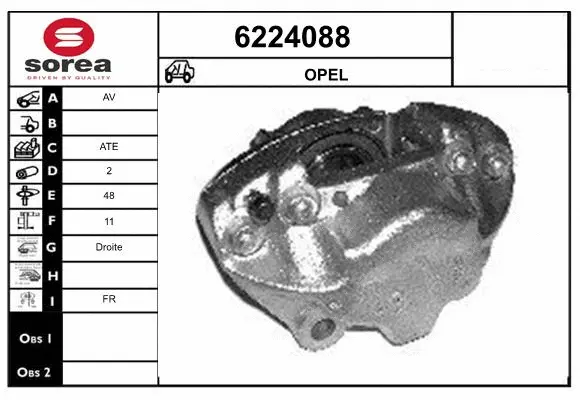 Brake Caliper (6224088)