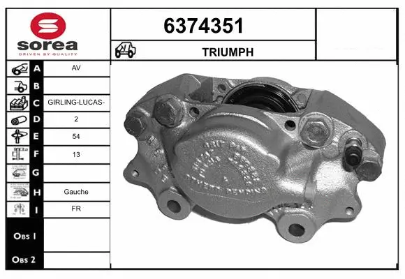 Brake Caliper (6374351)