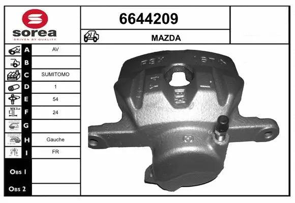 Brake Caliper (6644209)