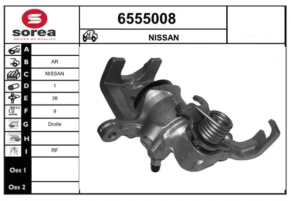 Brake Caliper (6555008)