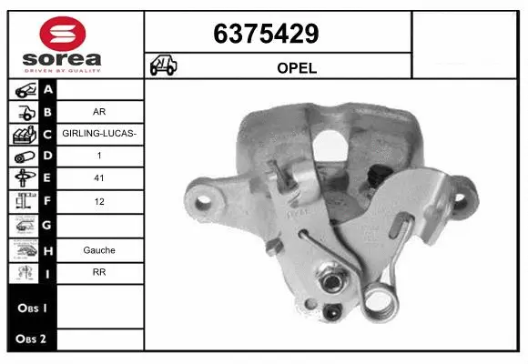 Brake Caliper (6375429)