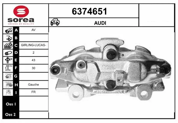 Brake Caliper (6374651)