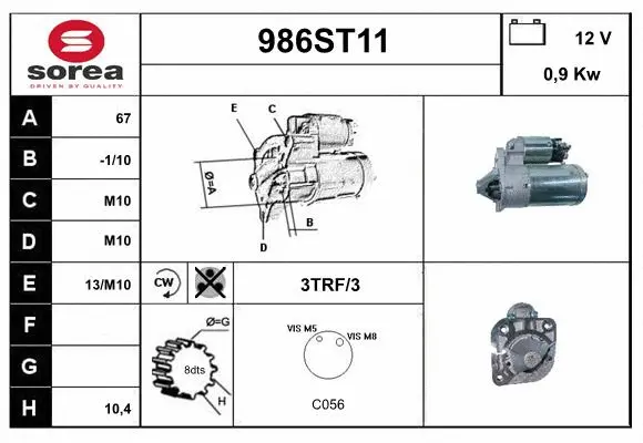 Starter (986ST11)