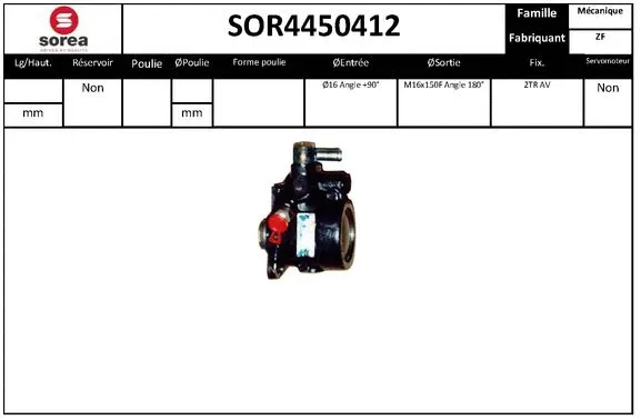 Hydraulic Pump, steering (SOR4450412)