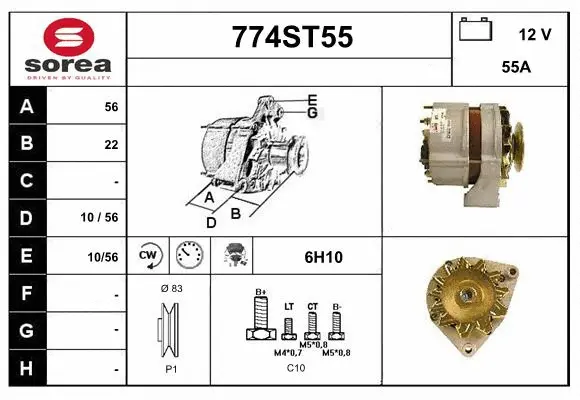 Alternator (774ST55)