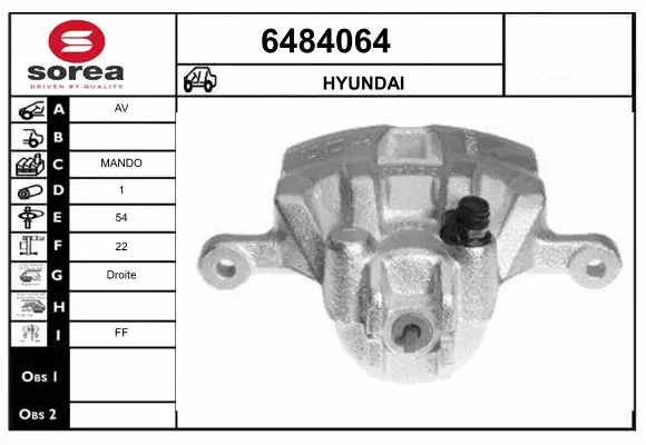 Brake Caliper (6484064)