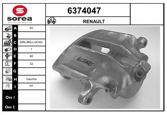 Brake Caliper (6374047)