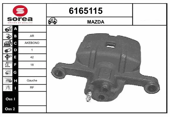 Brake Caliper (6165115)