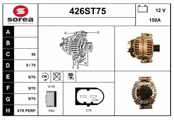 Alternator (426ST75)