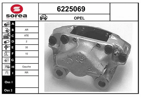 Brake Caliper (6225069)