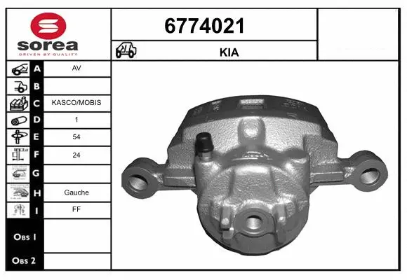 Brake Caliper (6774021)