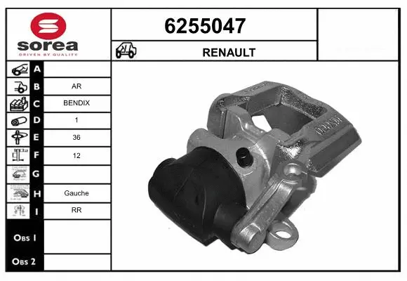 Brake Caliper (6255047)