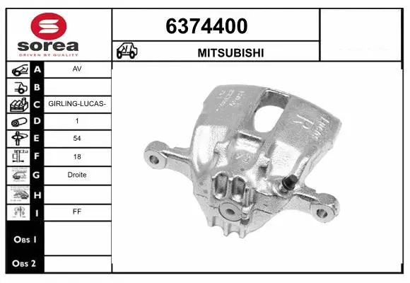 Brake Caliper (6374400)