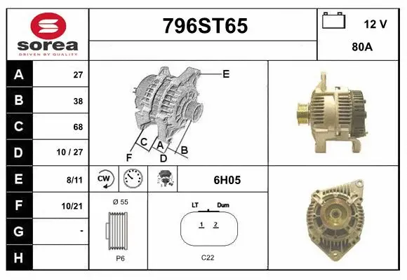 Alternator (796ST65)