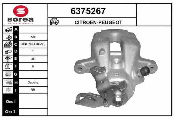 Brake Caliper (6375267)
