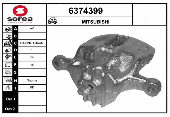Brake Caliper (6374399)