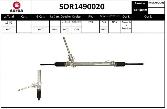 Steering Gear (SOR1490020)