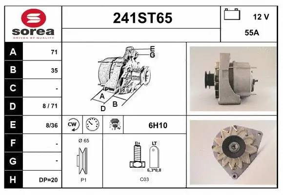 Alternator (241ST65)