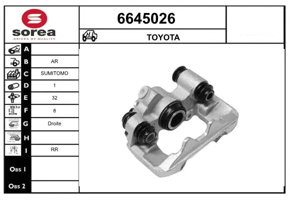 Brake Caliper (6645026)