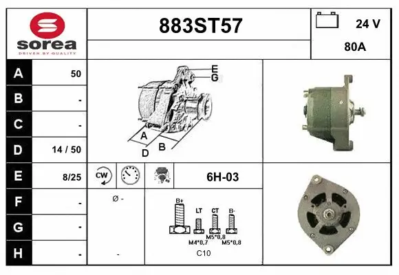 Alternator (883ST57)