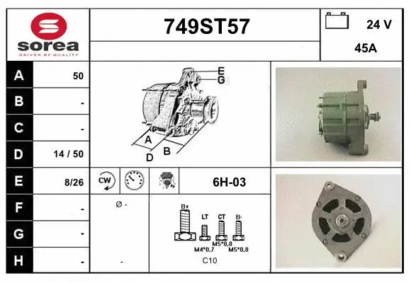 Alternator (749ST57)