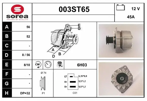 Alternator (003ST65)
